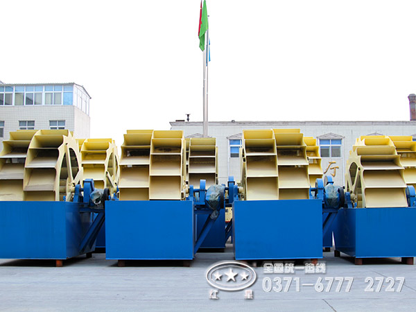 不同類型的洗砂機特點、型號和技術參數