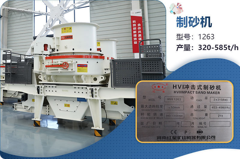 1263制砂機時產多少噸？價格多少？