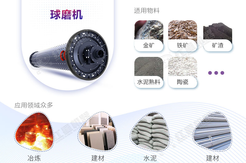 水泥球磨機設備優勢多，應用廣泛