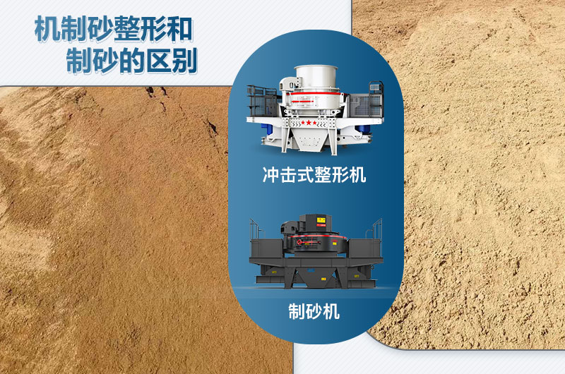 沖擊式整形機和制砂機的區別是什么？