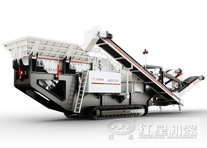 履帶式移動破碎機——履帶液壓驅動，一體化作業效率更高