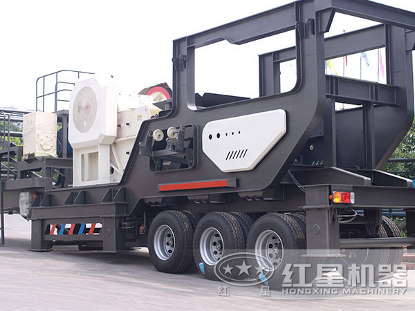 自行式石子破碎機，車載移動就是方便